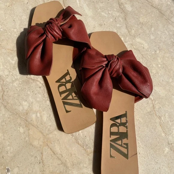 Sold ❌ ZARA BOW FLATS - Picture 16 of 17